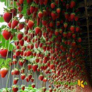 Клубника ампельная Анастасия купить по цене от 370р. в интернет-магазине «Посадика» с доставкой почтой в в Иркутске и по всей России – [изображение №1].