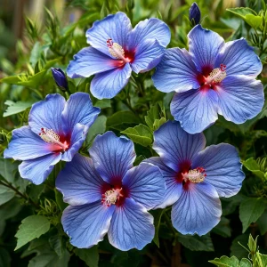 Гибискус садовый Блуминг Квин купить по цене от 259р. в интернет-магазине «Посадика» с доставкой почтой в в Иркутске и по всей России – [изображение №1].