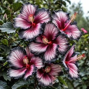 Гибискус садовый Самер Бридж купить по цене от 306р. в интернет-магазине «Посадика» с доставкой почтой в в Иркутске и по всей России – [изображение №1].